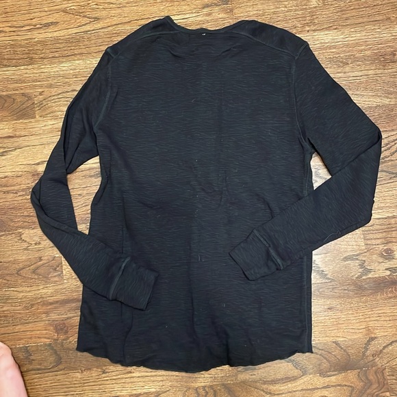 Nominee Brand Men’s Henley Large Black Cotton Excellent Quality and Condition - Picture 5 of 5